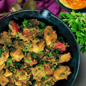 sindhi methi aloo