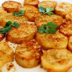 smashed potatoes with indian spices