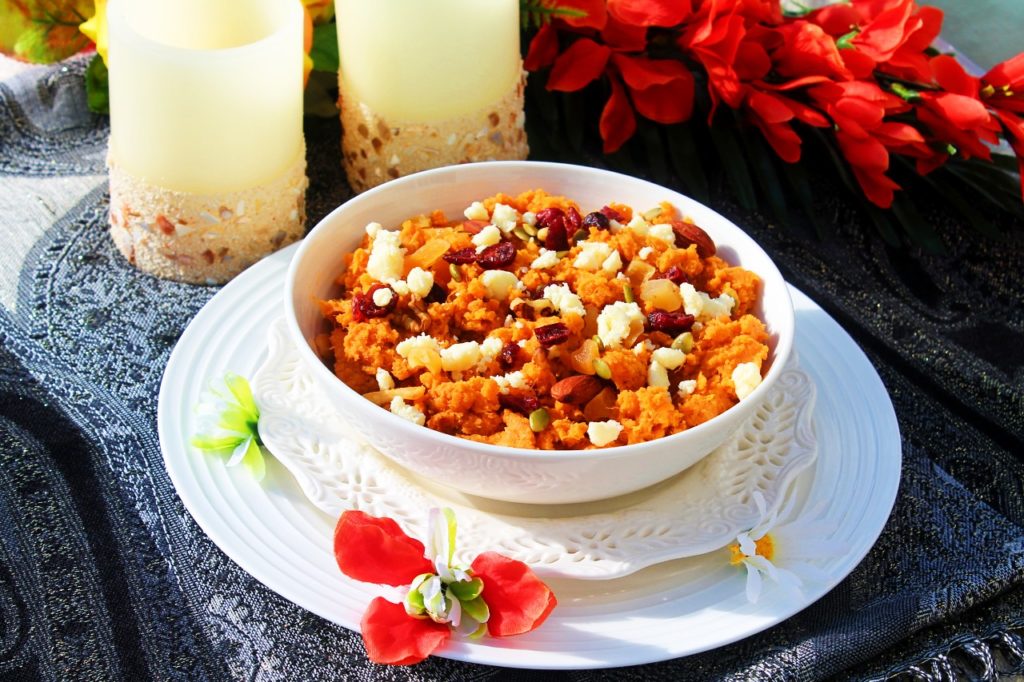 Sweet Potato Pudding / Sweet Potato Halwa / Shakarkandi Halwa