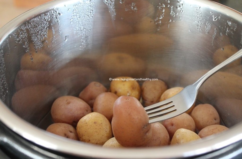 Instant Pot Perfect Boiled Baby Potatoes Living Smart And Healthy