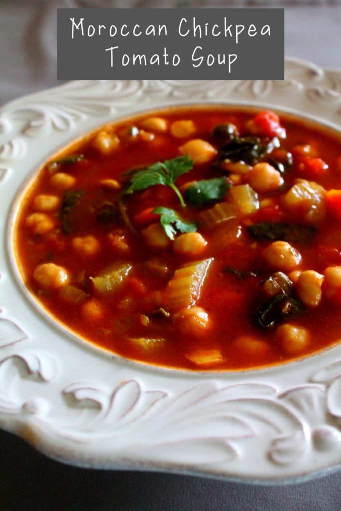 Moroccan Chickpea Tomato Soup