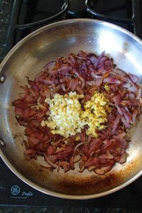 add garlic and ginger and saute for few seconds