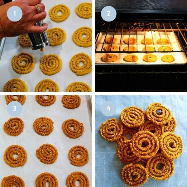 Oven Baked Chakli