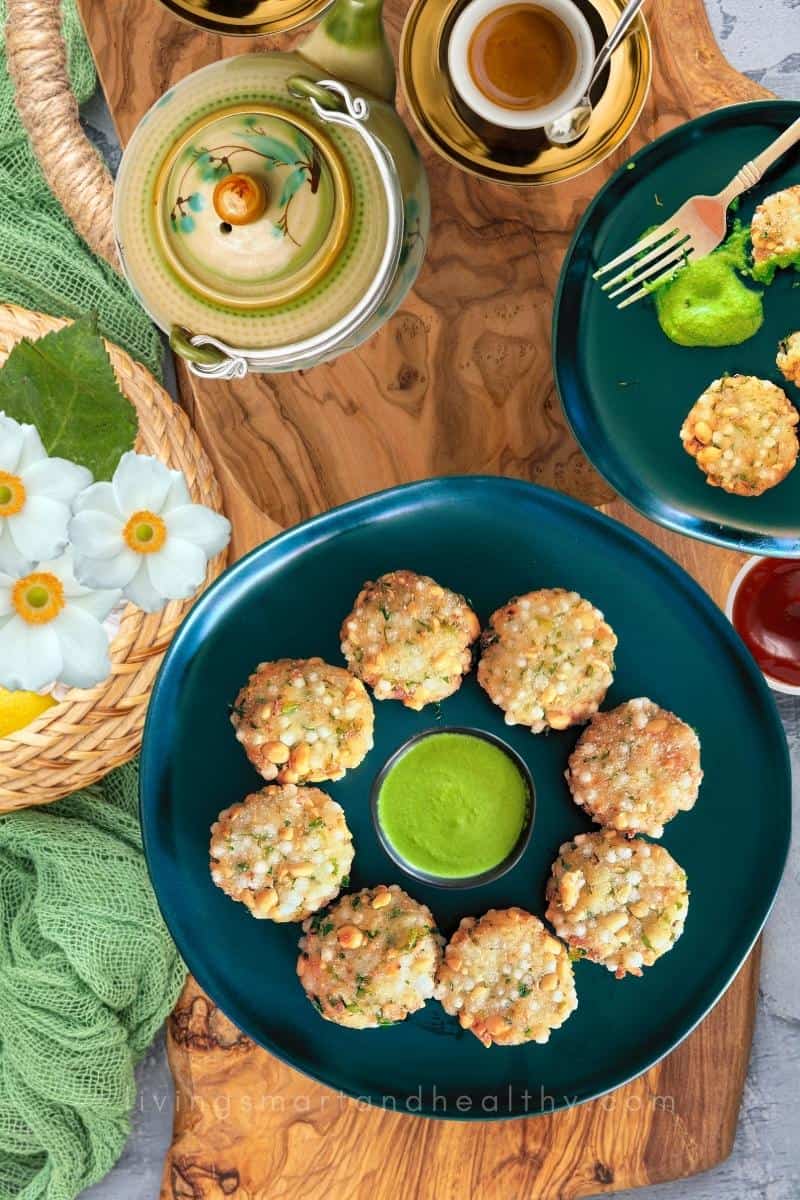 No Fry Sabudana Vada