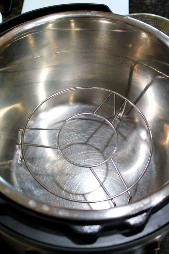 place trivet in the instant pot