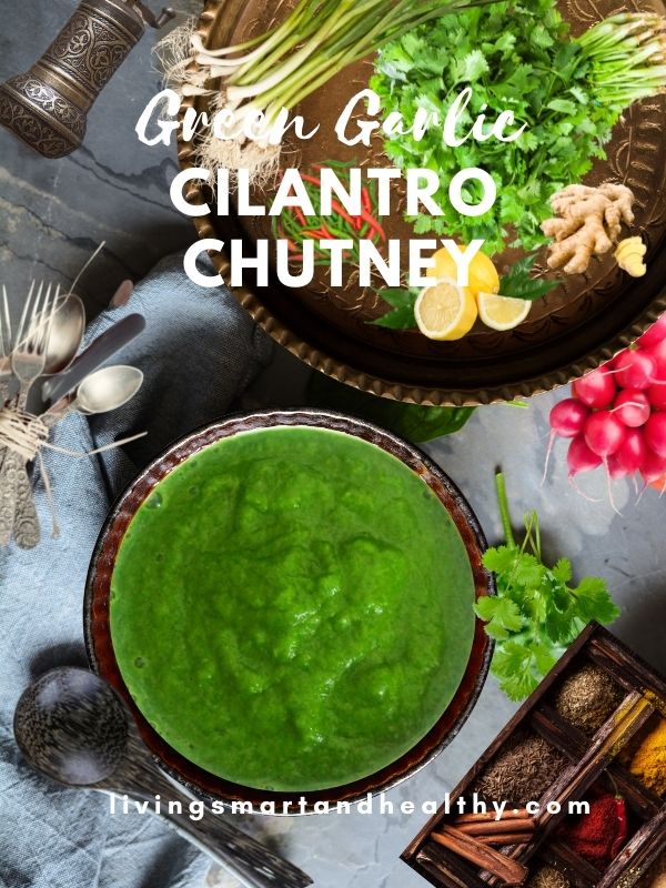 Green Garlic Cilantro Chutney