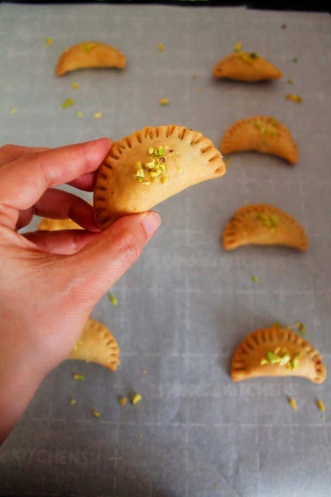 air fryer gujiya ready for holi potluck party