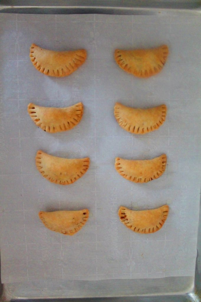 oven baked gujiya is ready