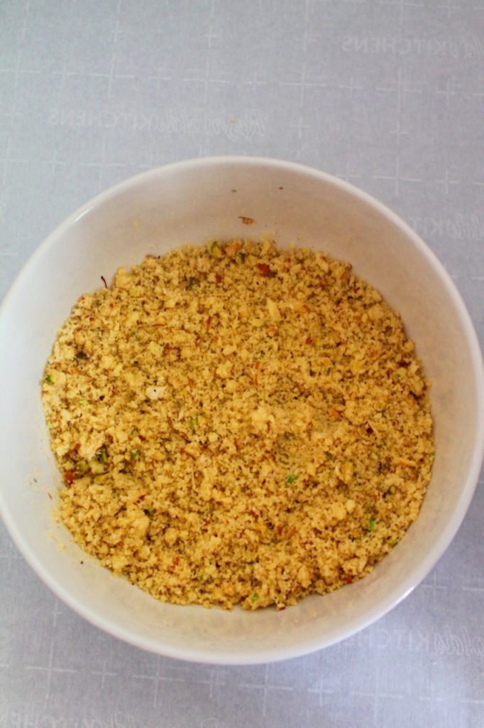 gujiya stuffing is ready