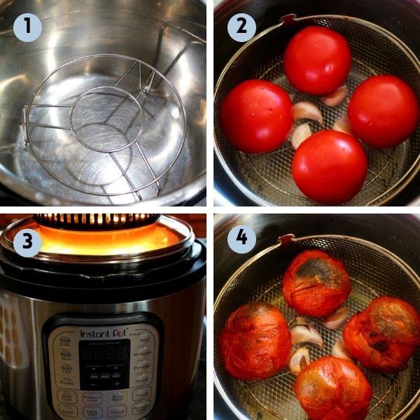 air fryer tomato chokha