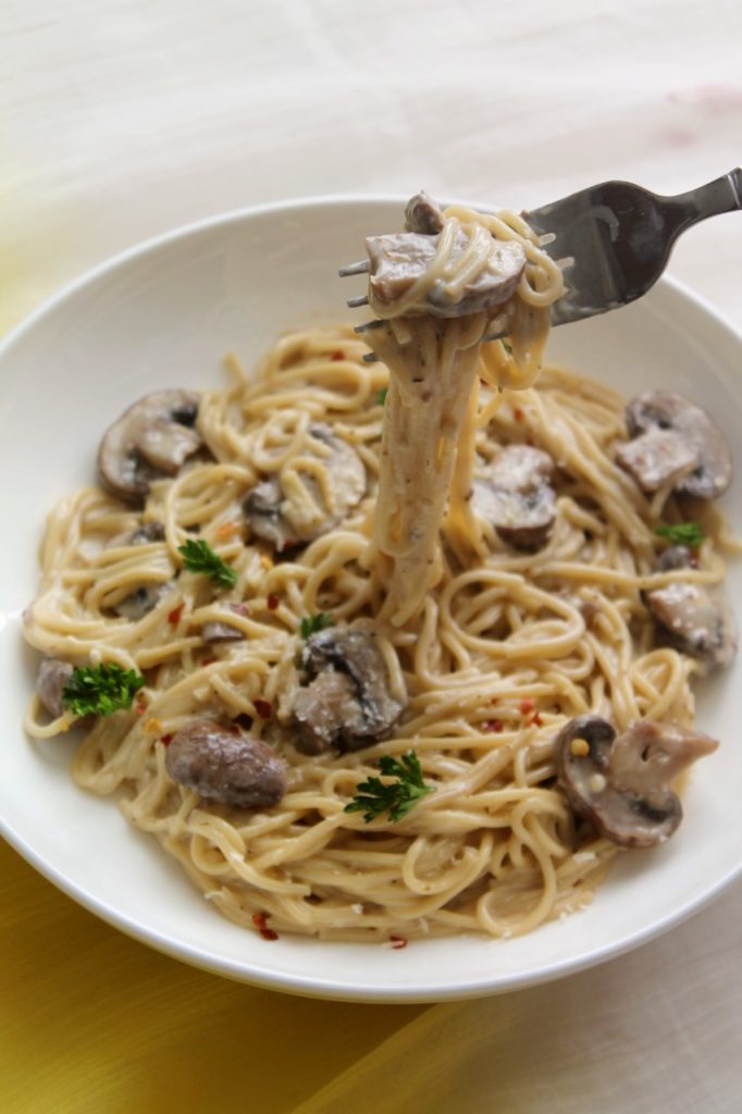 pasta with mushroom
