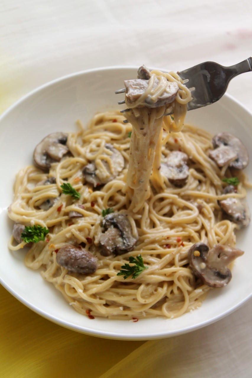 Mushroom Pasta – Instant Pot, Stove Top | Living Smart And Healthy