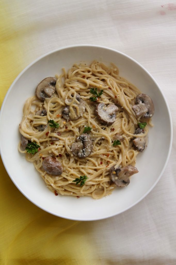 Mushroom Pasta 