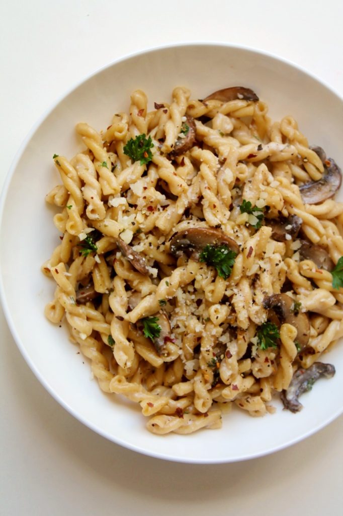 Mushroom Pasta Instant Pot Stove Top Living Smart And Healthy