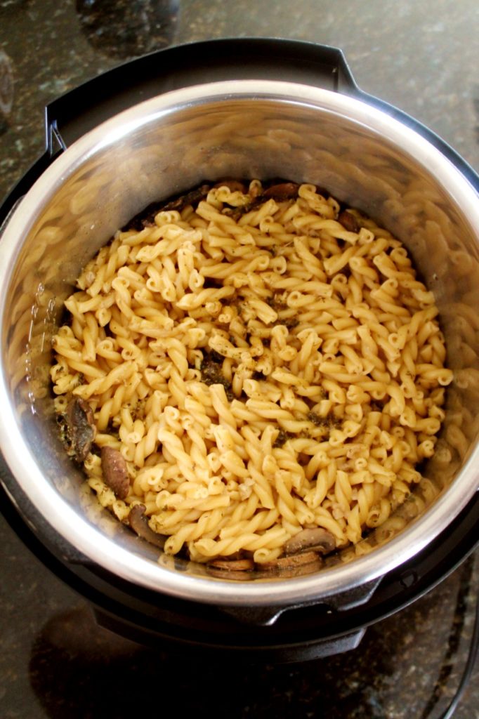 Mushroom Pasta Instant Pot Stove Top Living Smart And Healthy