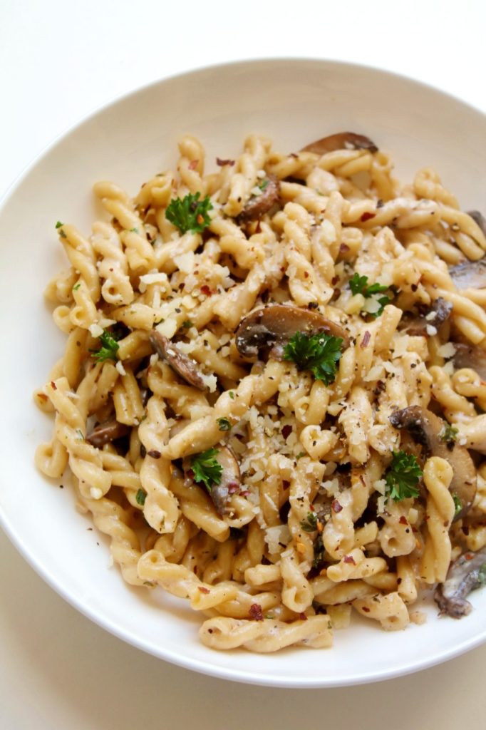 Mushroom Pasta Instant Pot Stove Top Living Smart And Healthy