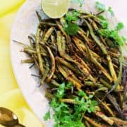 baked bhindi fry