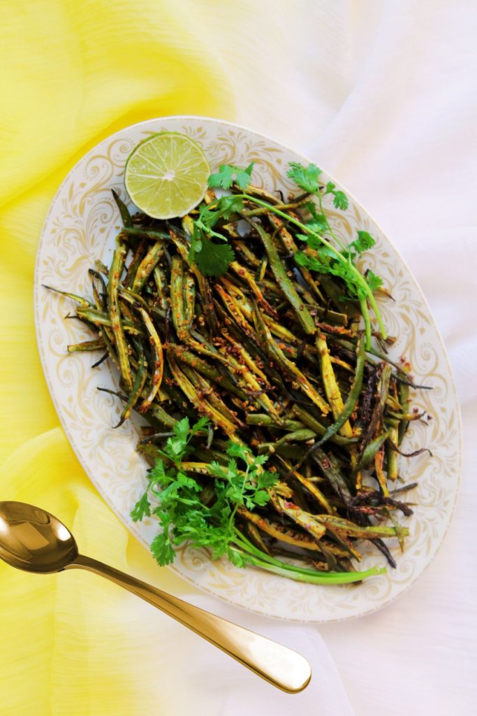 baked bhindi fry