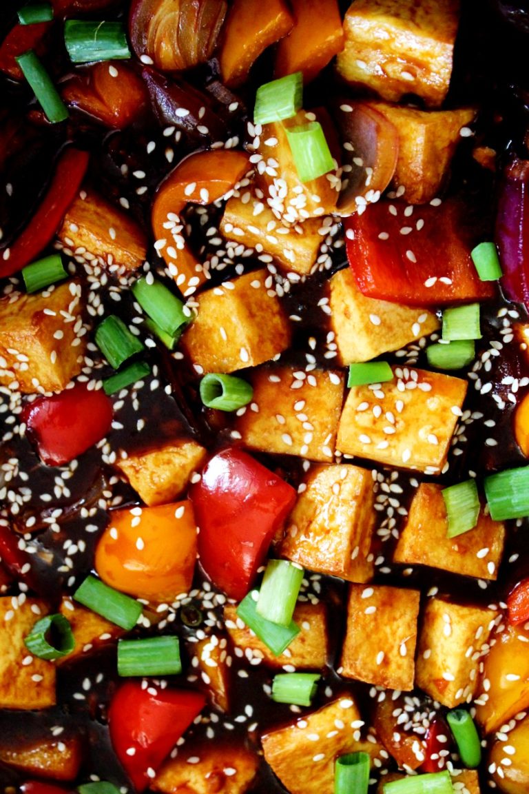 Chili Tofu - Instant Pot, Air Fryer, Stove Top - Living Smart And Healthy