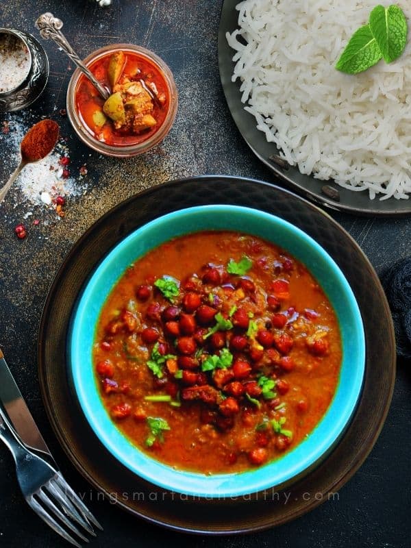 Black Chickpea Curry