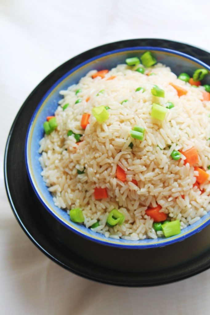 Egg fried rice top instant pot