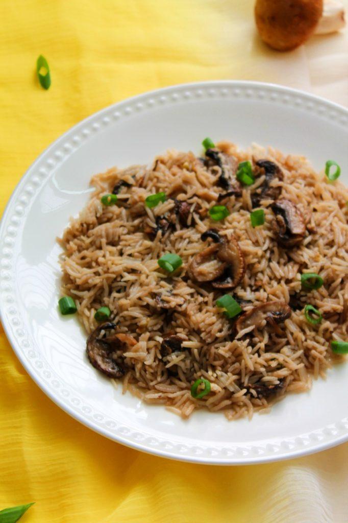 mushroom rice recipes
