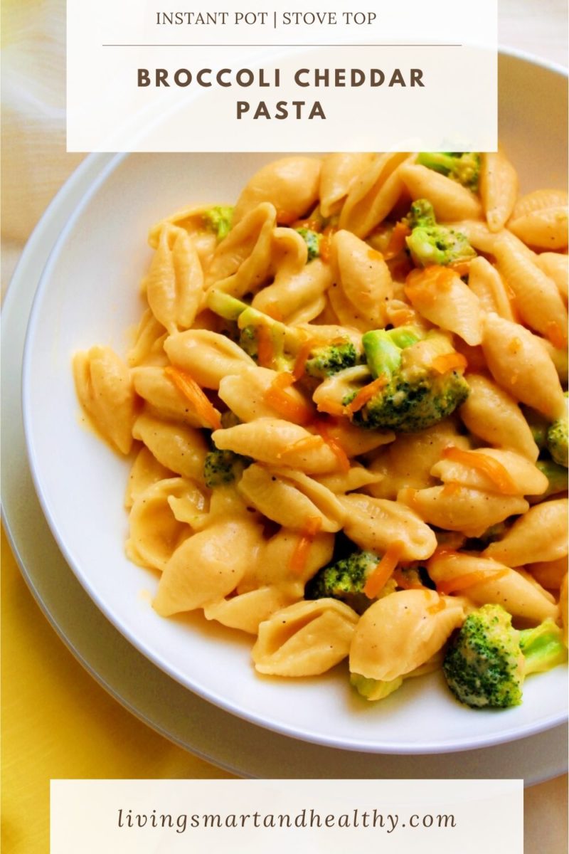 Broccoli Cheddar Pasta Instant Pot, Stove Top Living Smart And Healthy