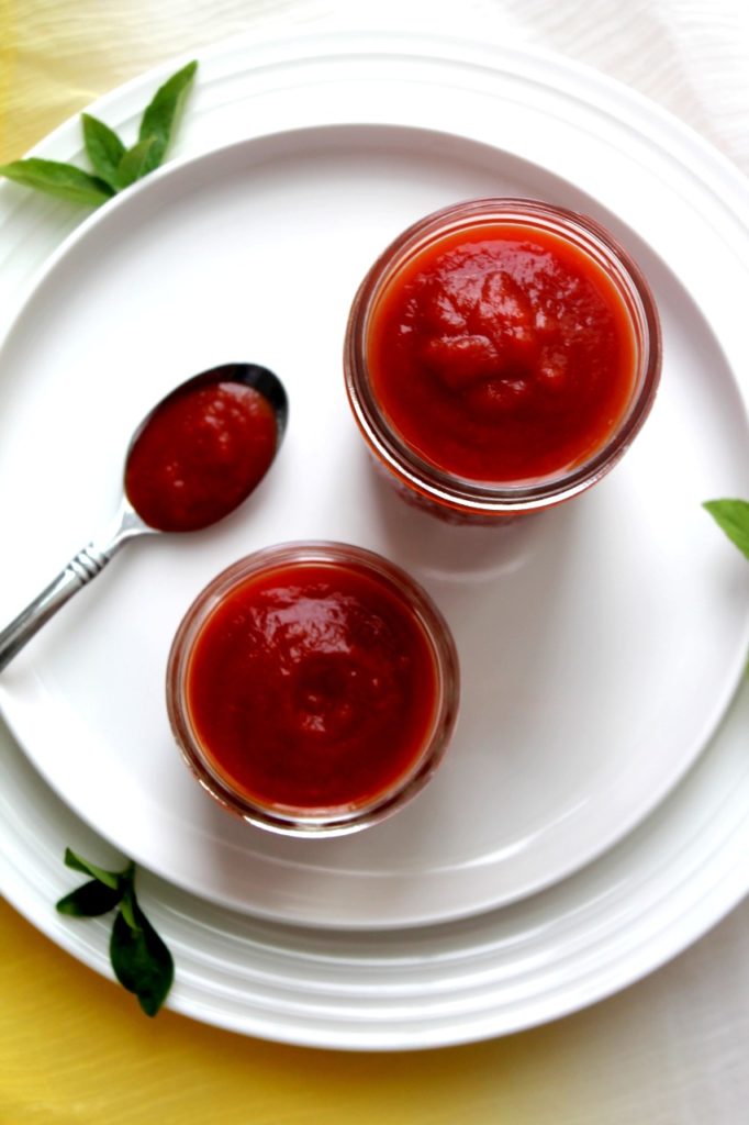 Tomato Ketchup made with fresh tomatoes