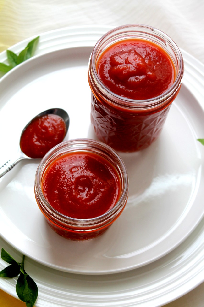 Homemade Ketchup with fresh tomatoes Living Smart And Healthy