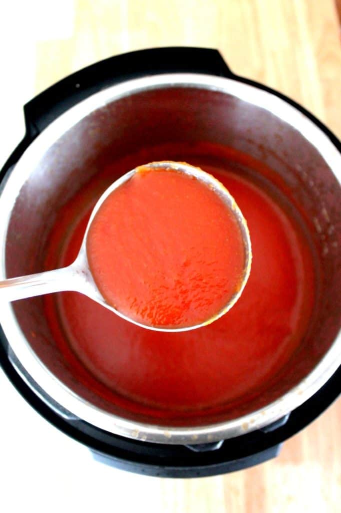 Tomato Ketchup made with fresh tomatoes