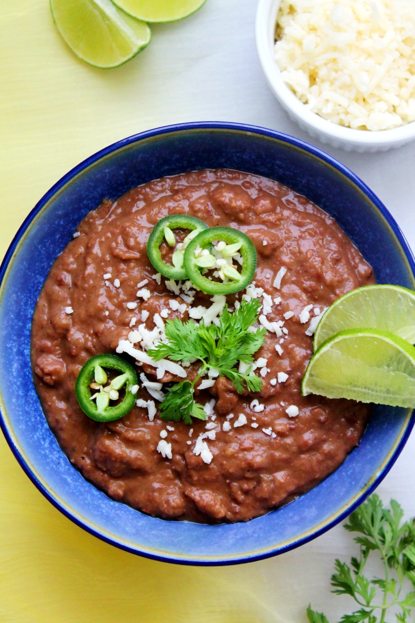 Instant Pot Refried Beans Living Smart And Healthy