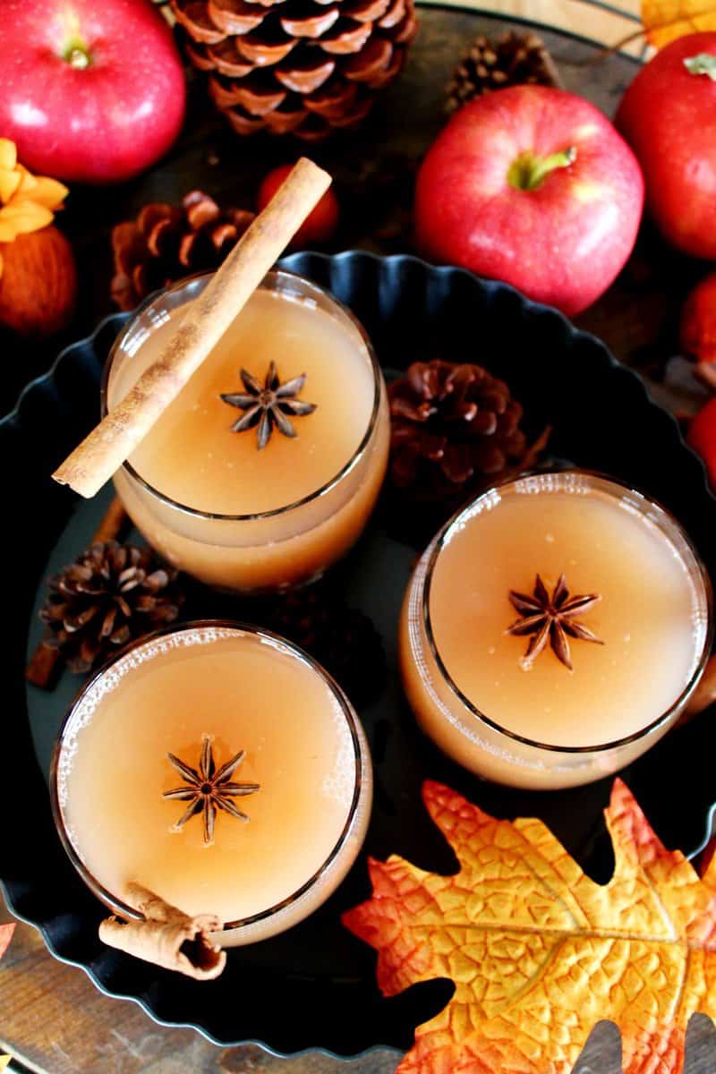 Instant Pot Hot Spiced Apple Cider - Pressure Cooker Meals