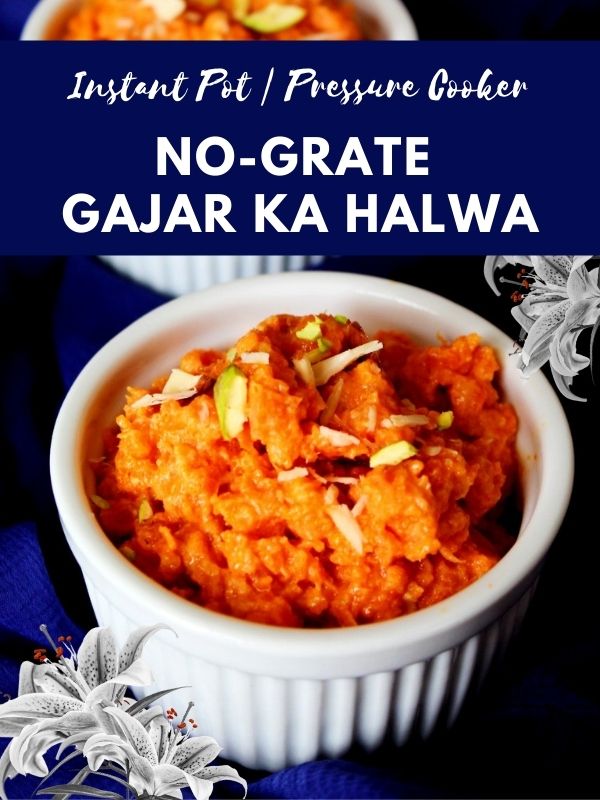 No Grate Gajar Halwa