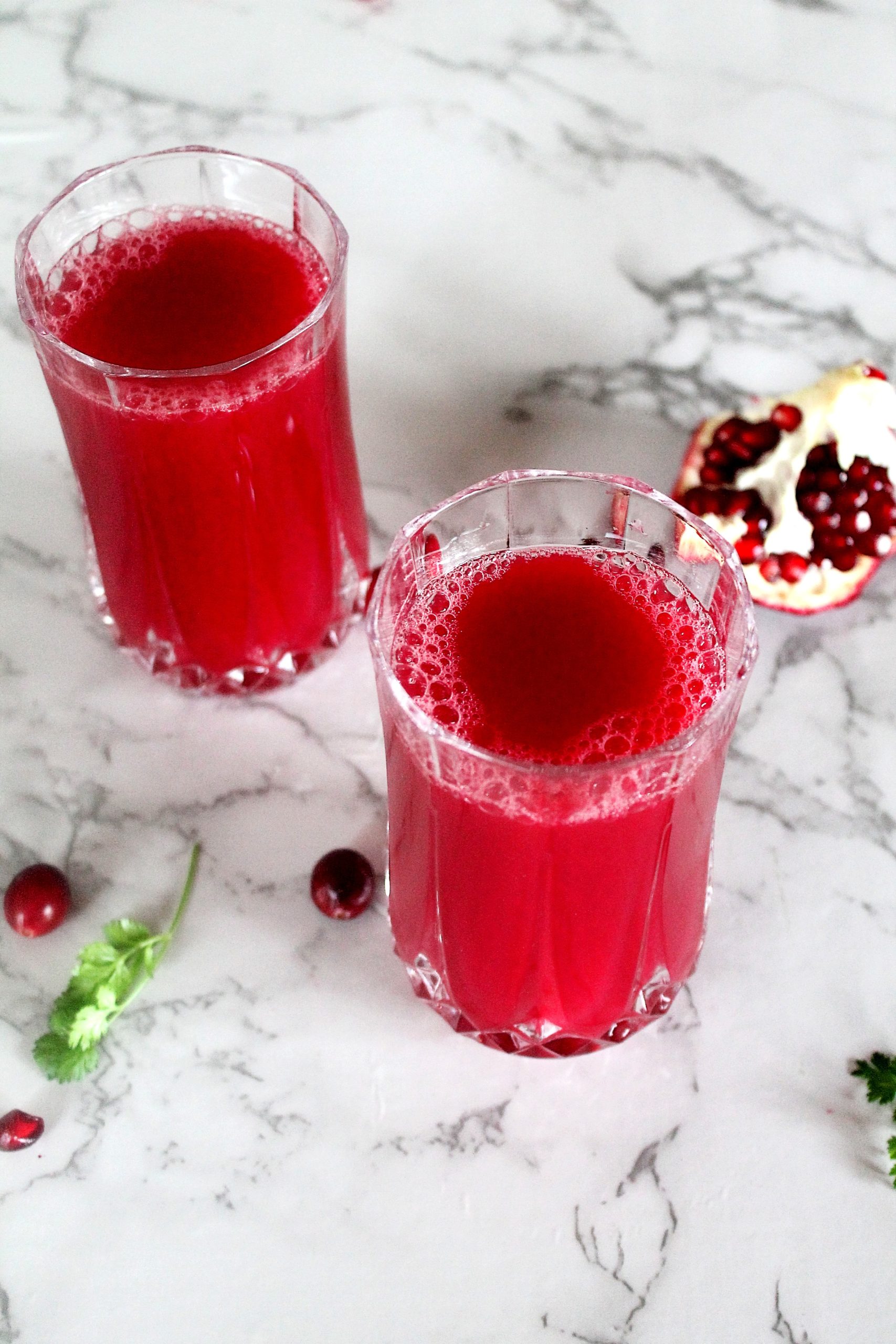 Cranberry Pomegranate Juice Recipe