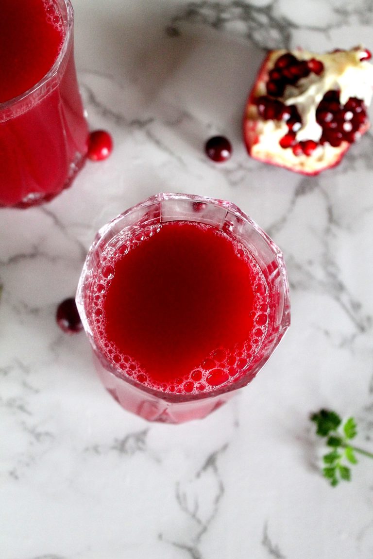 Cranberry Pomegranate Juice Recipe Living Smart And Healthy