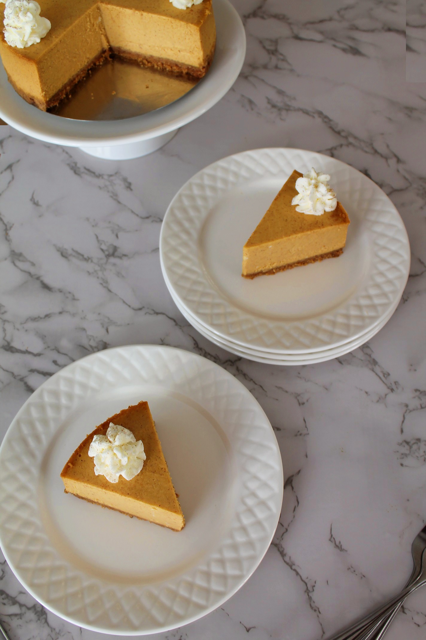 Pumpkin Cheesecake - Instant Pot, Oven