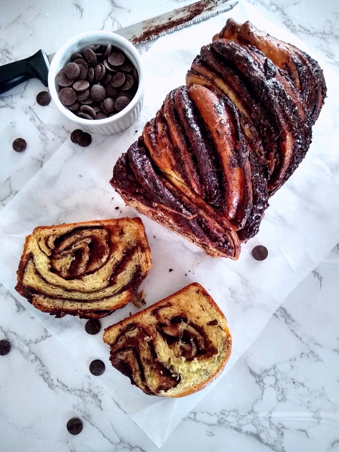 Babka Bread / Chocolate Babka / Krantz Cake Living Smart And Healthy