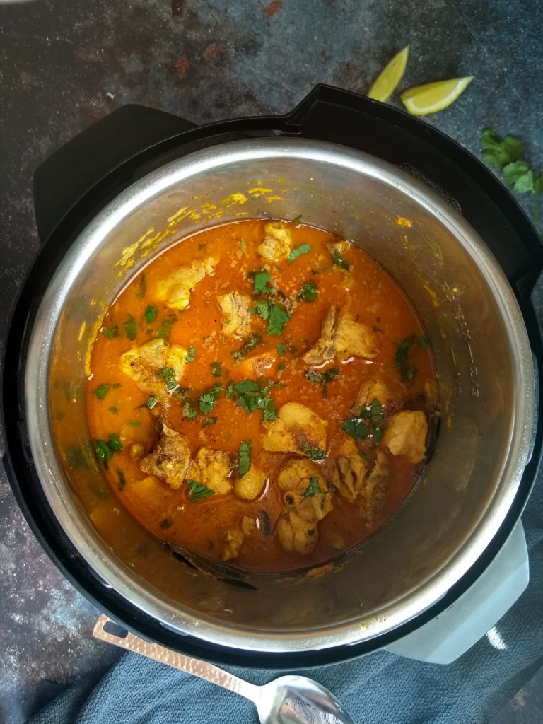 instant pot chicken curry