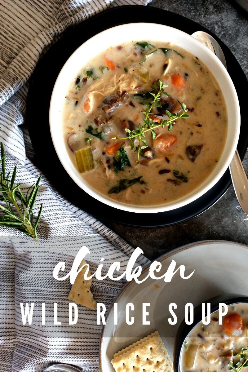 Instant Pot Chicken Wild Rice Soup