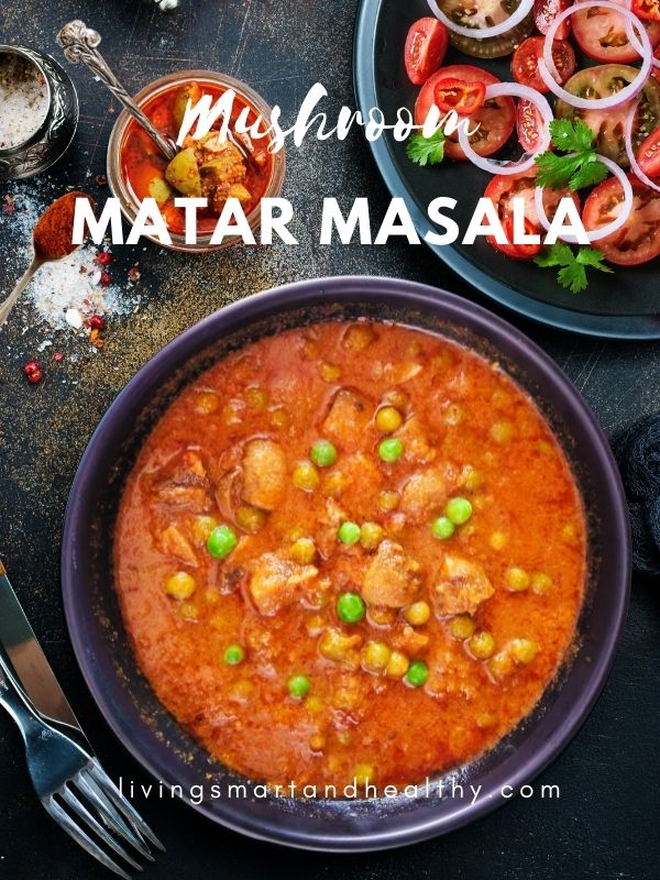 Mushroom Matar Masala