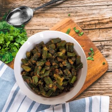 air fryer frozen bhindi