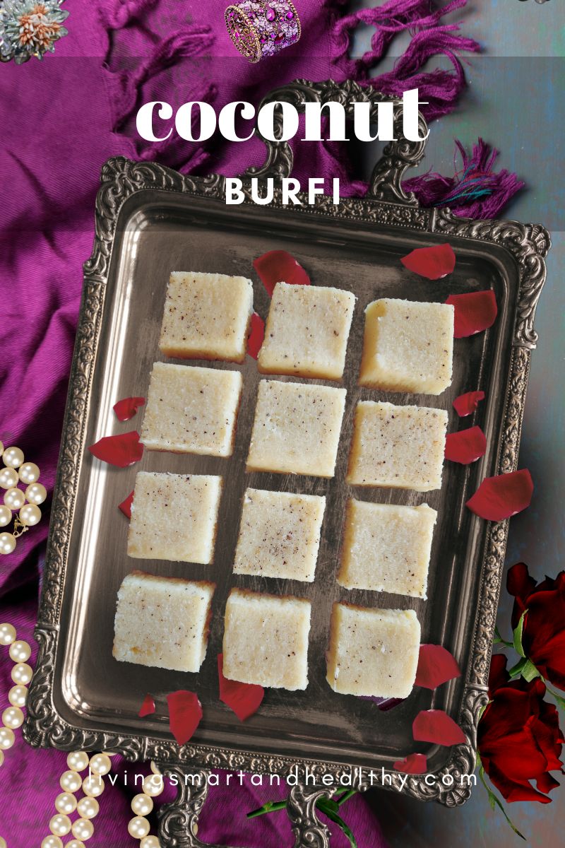 coconut barfi