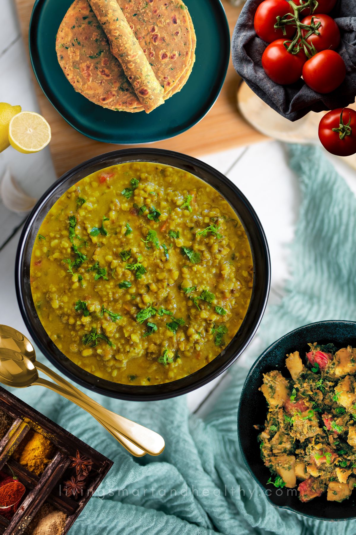 Green Moong Dal Mung Bean Curry