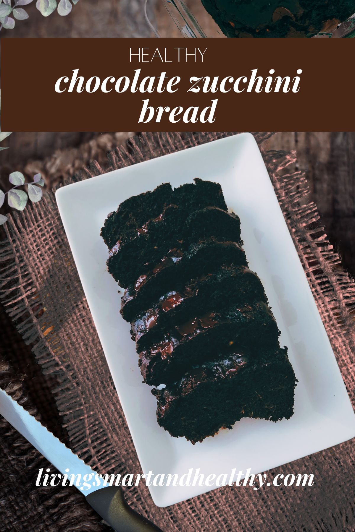 healthy chocolate zucchini bread