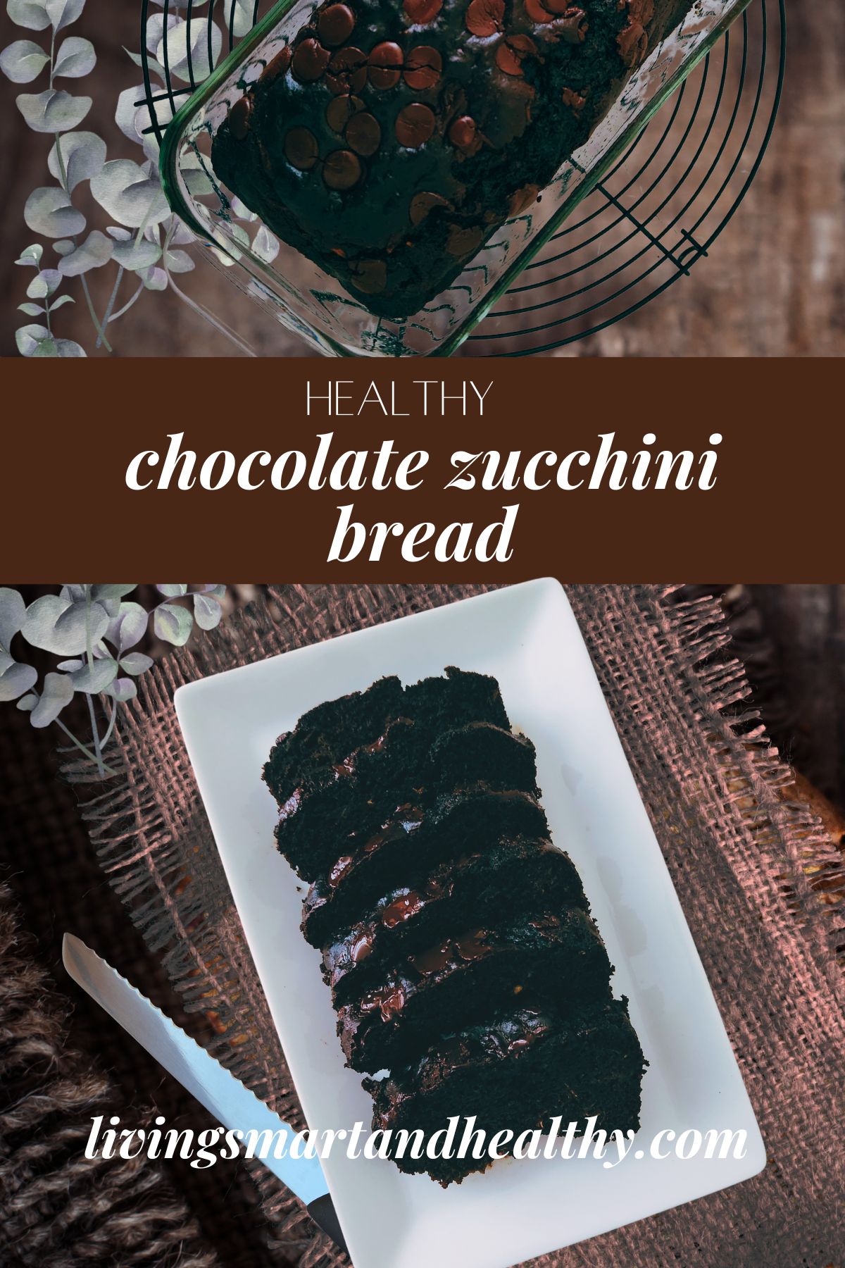healthy chocolate zucchini bread
