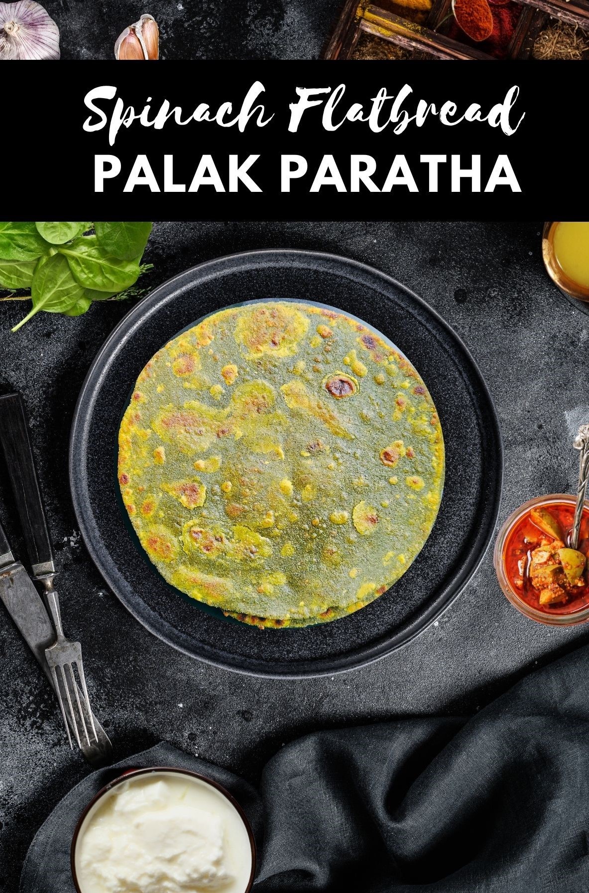 recipe for palak paratha