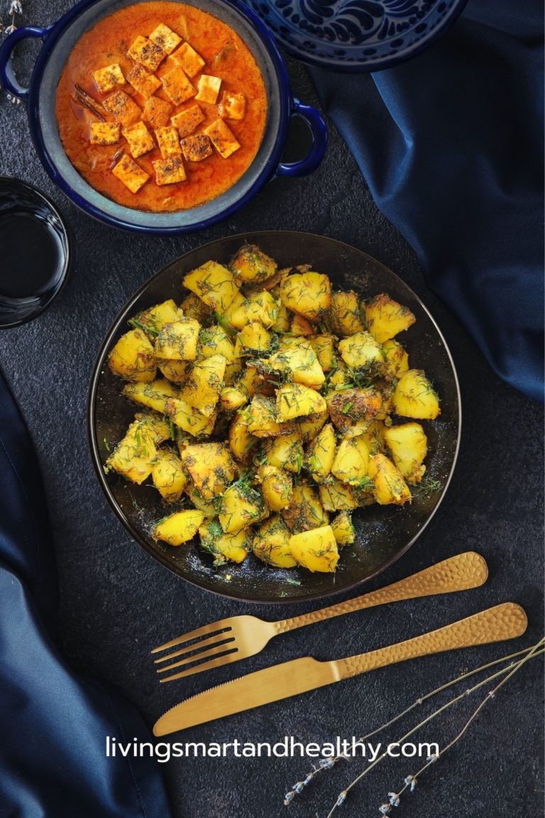 aloo suva indian fried dill potatoes