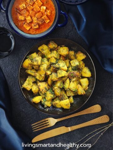 aloo suva indian fried dill potatoes