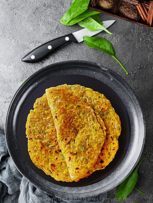 Lauki Paratha [Bottle Gourd Flatbread]