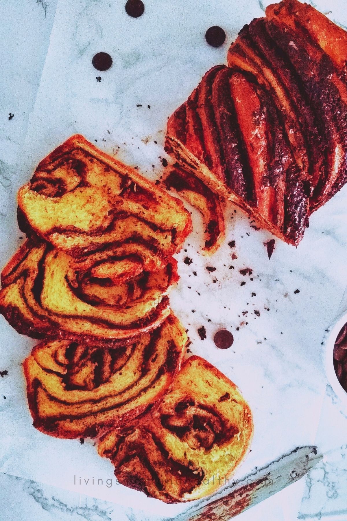 pumpkin chocolate babka